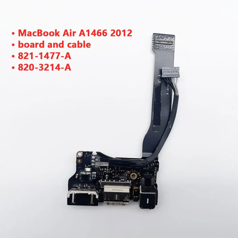 OEM For MacBook Air A1466 MD231 2012 2013 2014 2015 2016 2017 laptop USB audio DC Power Jack DC-IN Charging Flex Cable board Macbook repair parts
