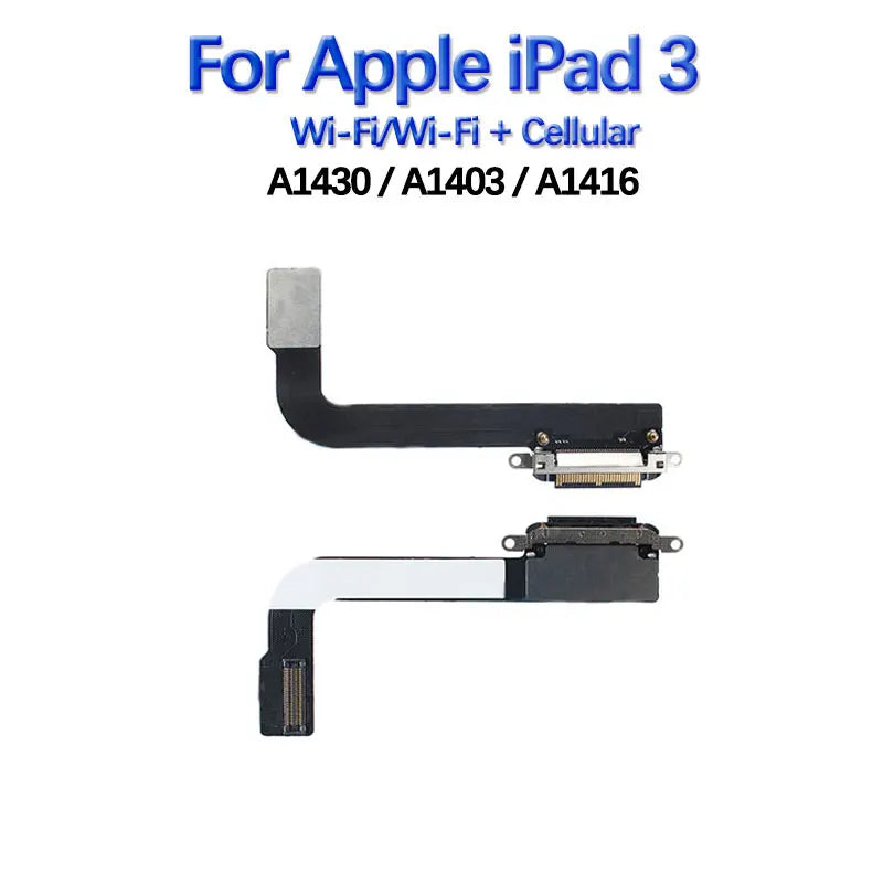 Charging Port For Apple iPad 2/3/4/9.7 5th/6th 10.2 7th/ 8th Gen USB Charging Dock Socket Plug Connector Charge Board Flex Cable  iPad repair parts