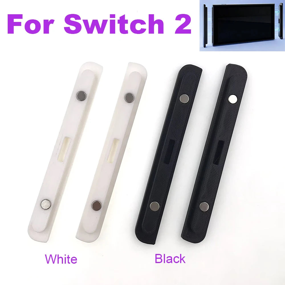 1Pairs For Nintendo Switch 2 Side Contact Protection Cover For NS2 Guard Bumper Guards Handle Connection Dust Snap Dust Cover Game console repair parts