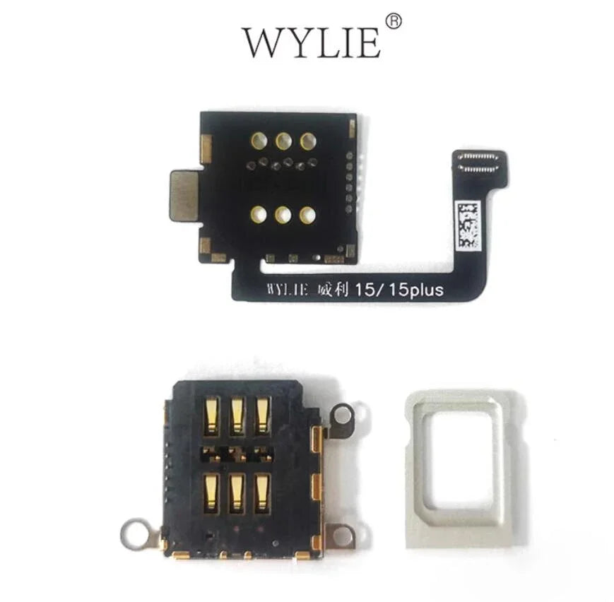 WYLIE Dual Card Change to Single Card Cable for IPHONE 14/15 16Pro Max Series eSIM to SIM No Need Separation No Damage Flex Part Professional Repair Tools