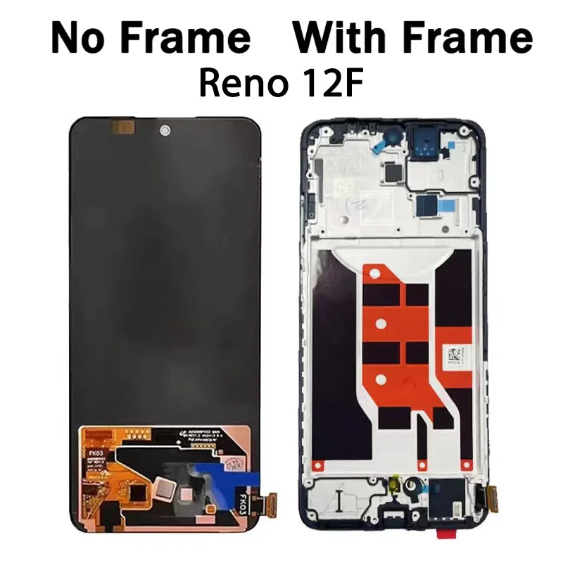 AMOLED Display For Oppo Reno 11F 12F 13F 14F 15F LCD Display Touch Screen Digitizer Assembly Replacement Repair Parts  Oppo phone repair parts