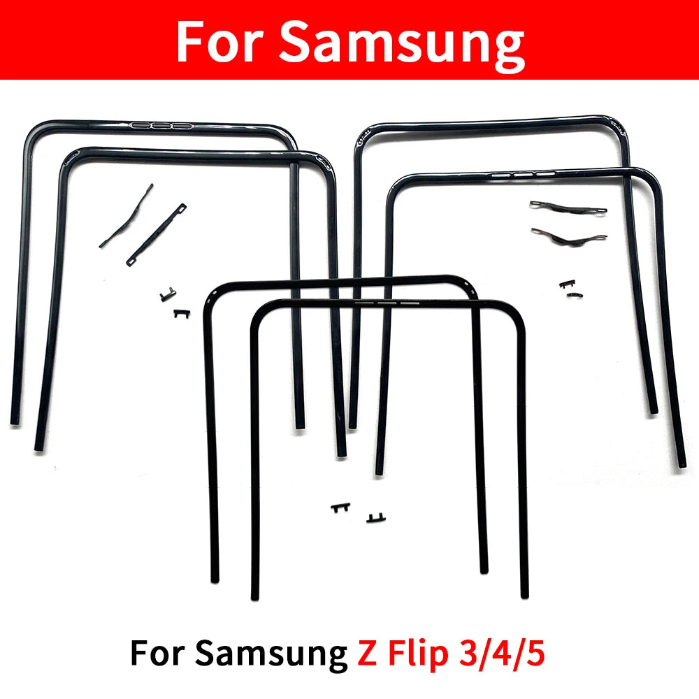 Front Screen Stand Middle Bezel Frame LCD Display Bracket Plastic Hoder For Samsung Z Flip 3 4 5 F731 F721 F711 Samsung phone repair parts