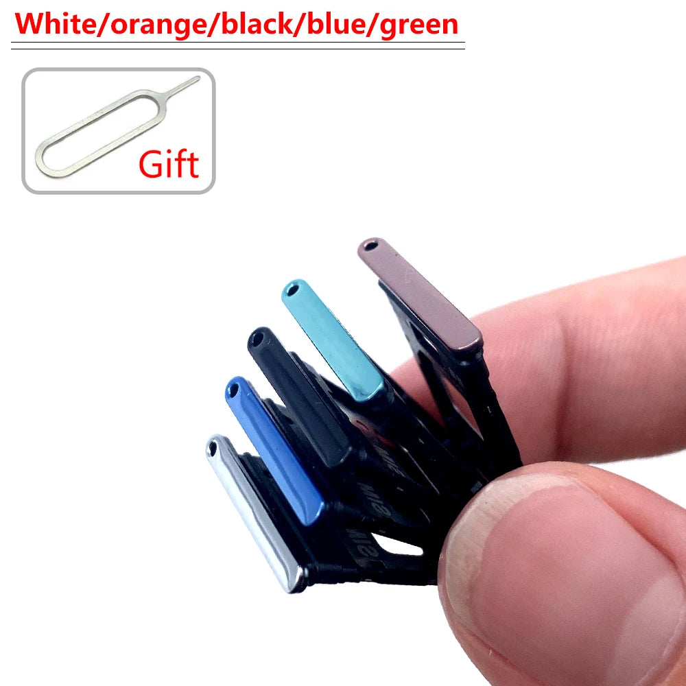 New SIM Card Slot SD Card Tray Holder Adapter For Xiaomi Mi 11 11T Mi11 Pro Lite Replacement Parts Black Blue Silver Xiaomi  Xiao mi phone repair parts