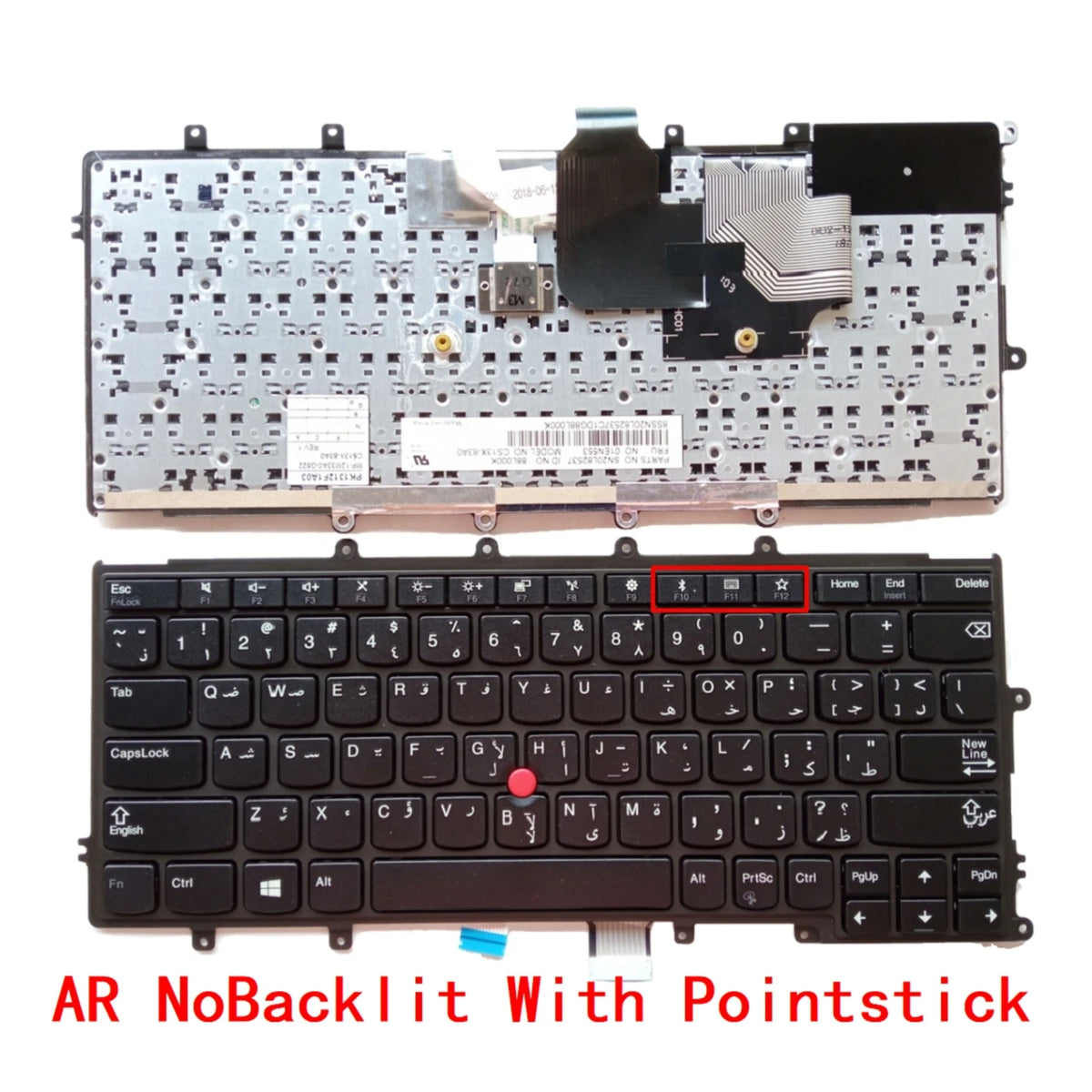 New US Russian Spanish Latin Arab Brazil Portuguese Laptop Backlit Keyboard For Lenovo Thinkpad X270 Notebook PC Replacement Lenovo laptop repair parts