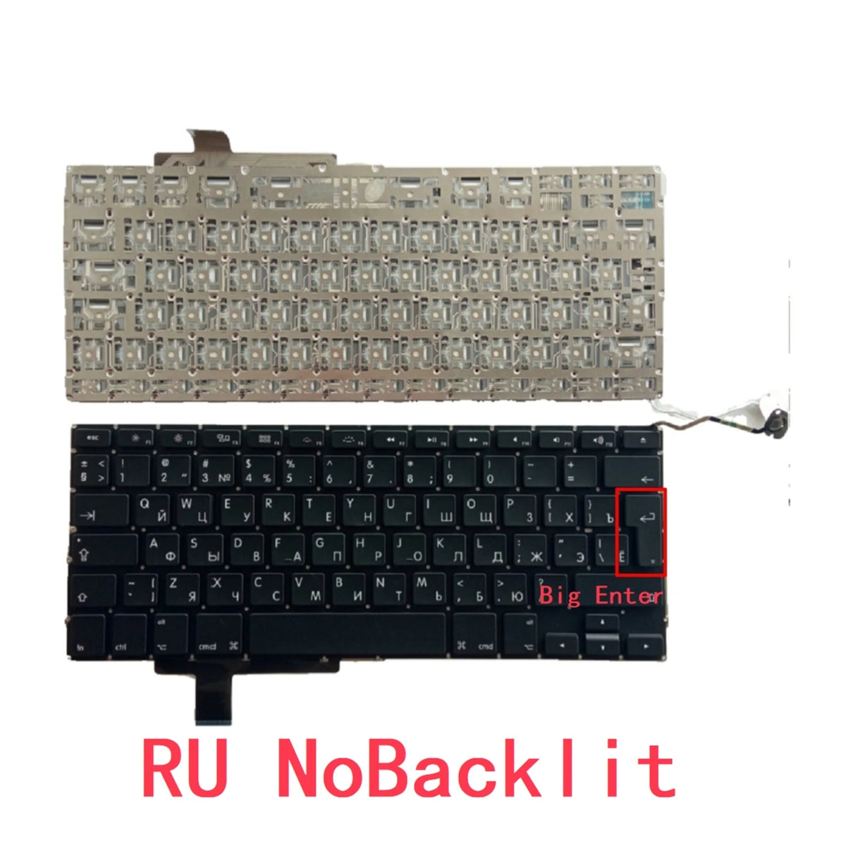 New US Russian Spanish UK Arab Laptop Backlit Keyboard For Apple Macbook Pro 17" A1297 2009 2010 2011 Years MACBOOK laptop repair parts