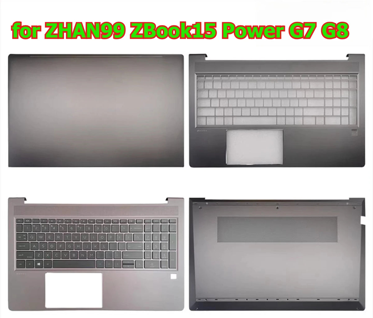Cover case for HP ZHAN99 ZBook15 Power G7 G8  M26112-001 lcd  housing upper topcase palrmrest keyboard bottom hinge toouchpad shell HP laptop repair parts