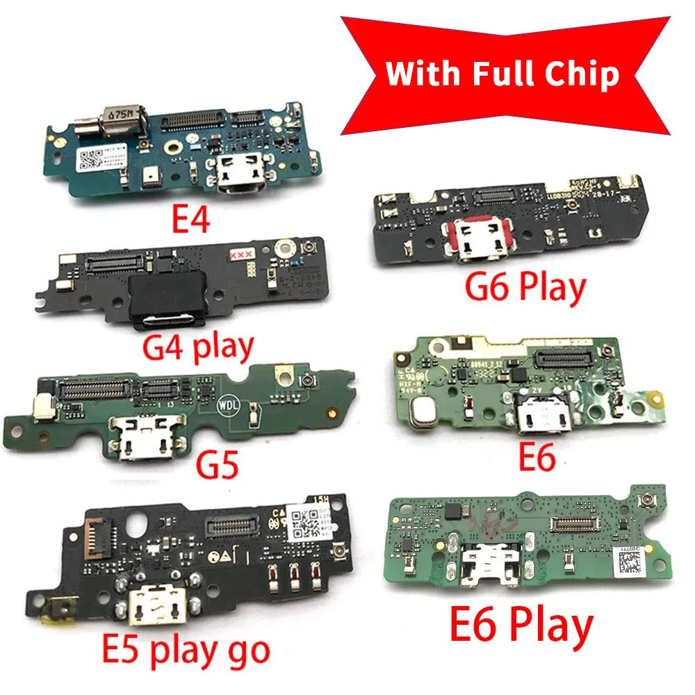 USB Charging Port Flex For Motorola Moto G4 G5 G6 Play G3 G7 Power E6s E6 Play E4 Plus Dock Connector Charging Port Flex Cable Motorola phone repair parts