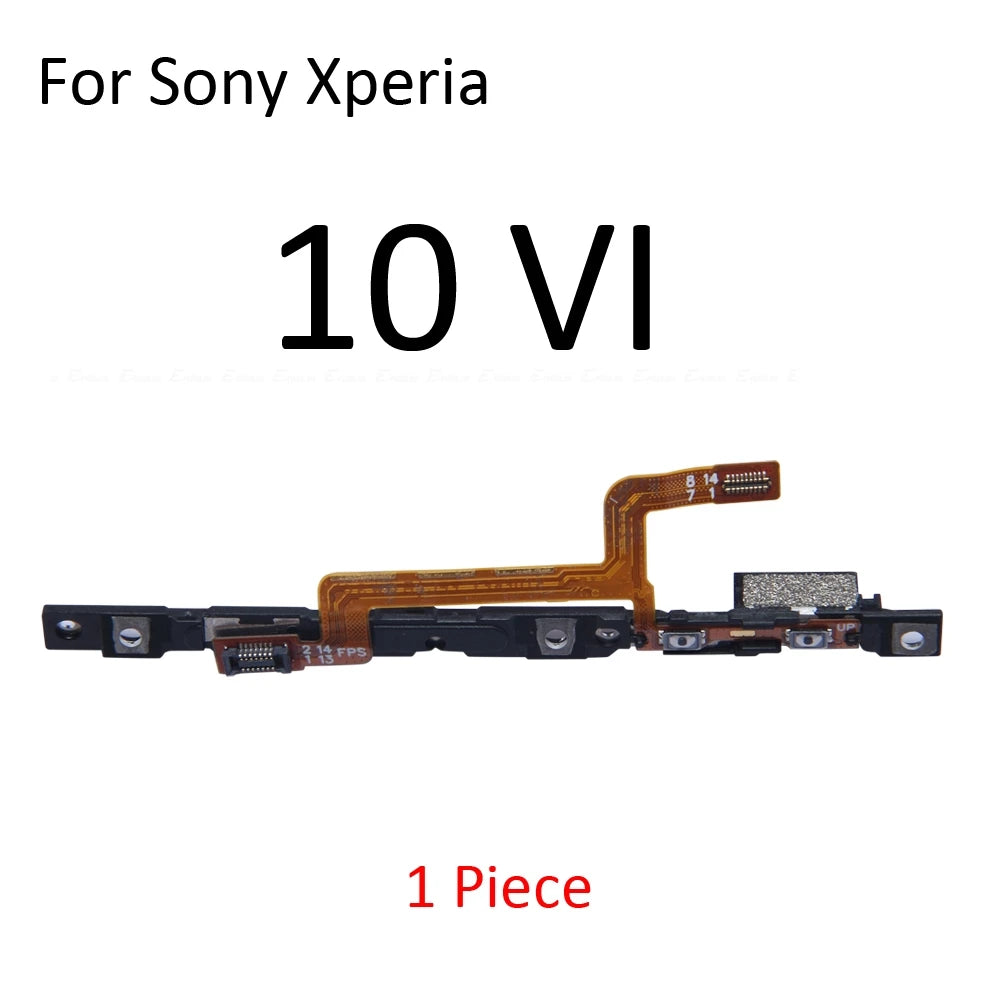 Switch Power ON OFF Key Mute Silent Volume Button Ribbon Flex Cable Parts For Sony Xperia Pro I 10 II III Lite Plus V VI Sony phone repair parts