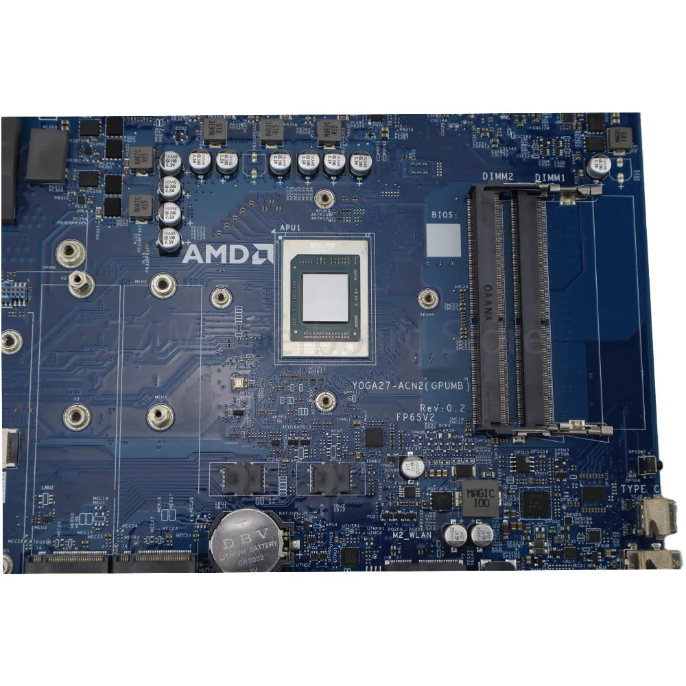 Laptop Motherboard For Lenovo Yoga AIO 7-27ACH6 With CPU R5-5600H R7-5800H Motherboard 100% test Lenovo laptop repair parts