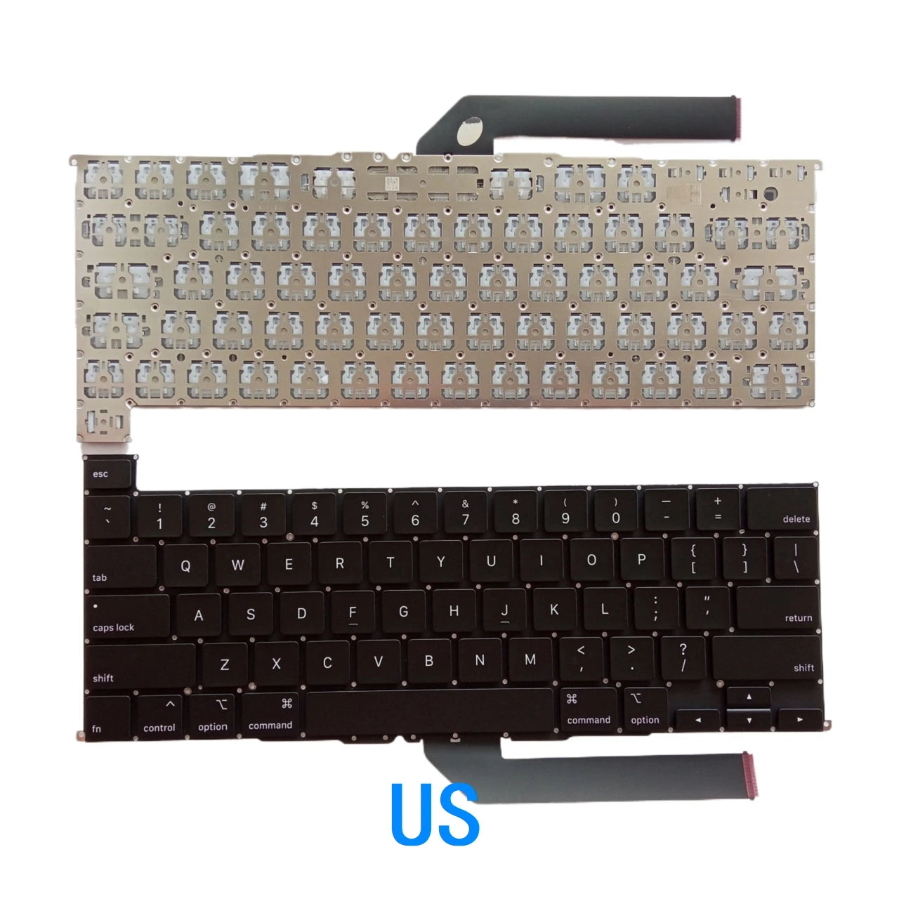 New US Russian Spanish UK Arab Language  Keyboard For Apple MacBook Pro Retina 16" A2141 2019 Year Replacement Keyboard MACBOOK laptop repair parts