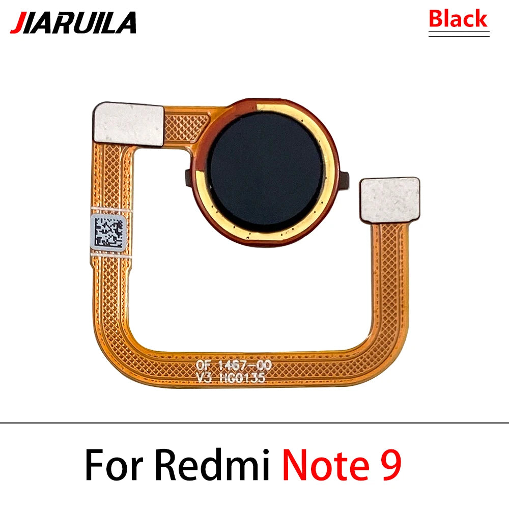 10Pcs, New For Xiaomi Redmi Note 8T 8 9s 9 Pro Home Button FingerPrint Touch ID Sensor Flex Cable Ribbon Replacement Parts  Xiaomi  Xiao mi phone repair parts