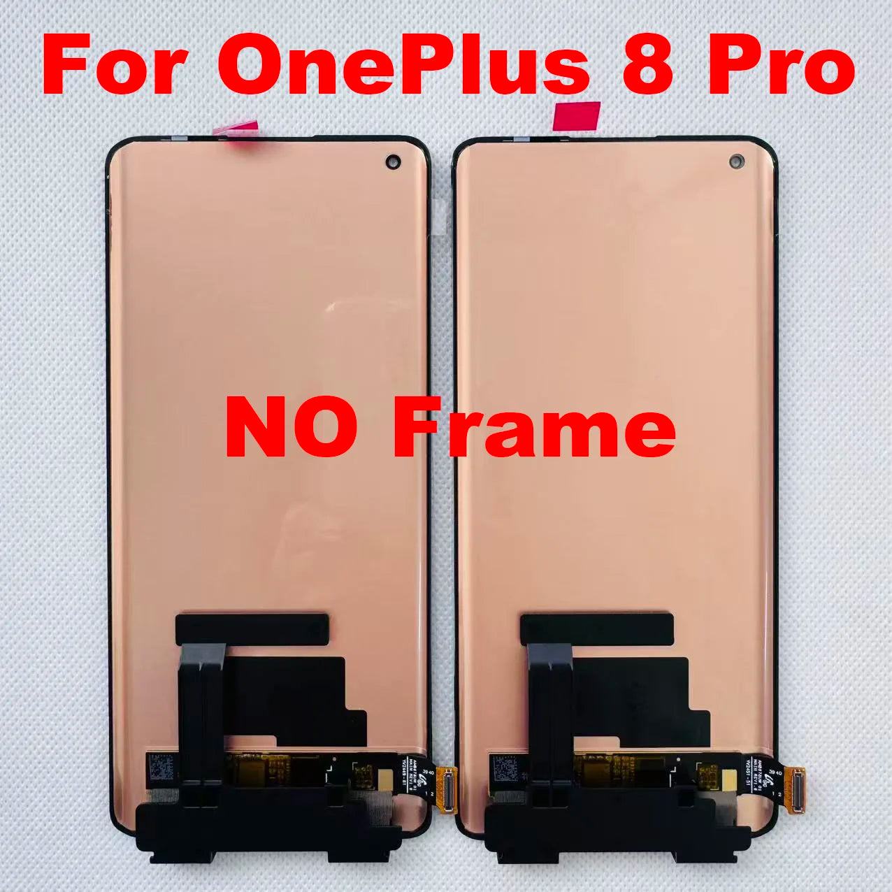 Original LTPO AMOLED 6.78'' Replacement For OnePlus 8 Pro LCD Display IN2023, IN2020, IN2021, IN2025 Touch Screen Assembly Parts  OnePlus phone repair parts