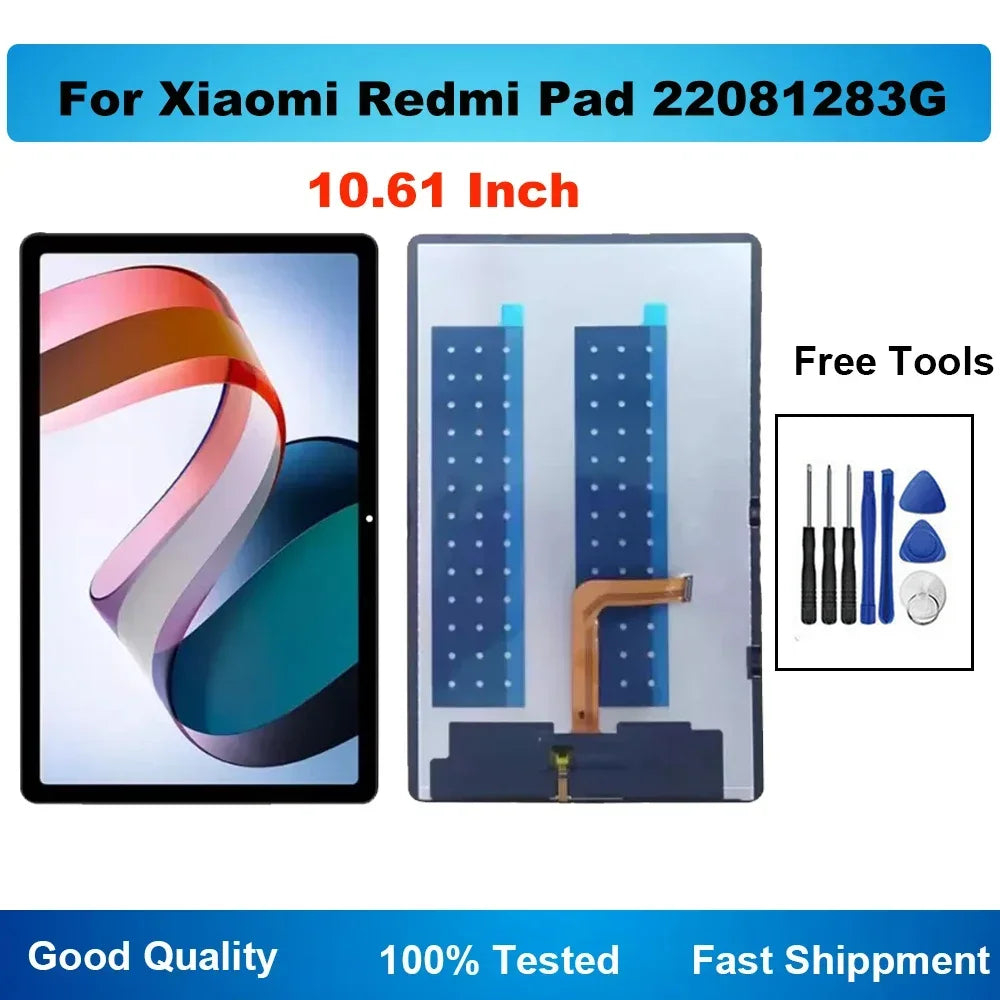 10.61 Inch For Xiaomi Redmi Pad 22081283G LCD Display Touch Screen Digitizer Assembly Replace Tablet repair parts