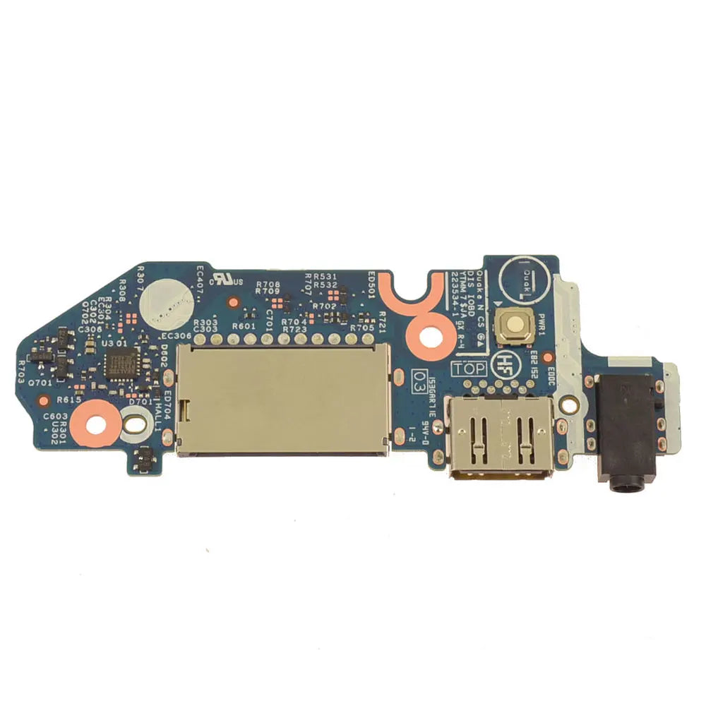 OEM Replacement For Dell Inspiron 14 5430 5435 Laptop Fingerprint Reader Card reader Audio USB Jack Switch Power Button Board Dell laptop repair parts