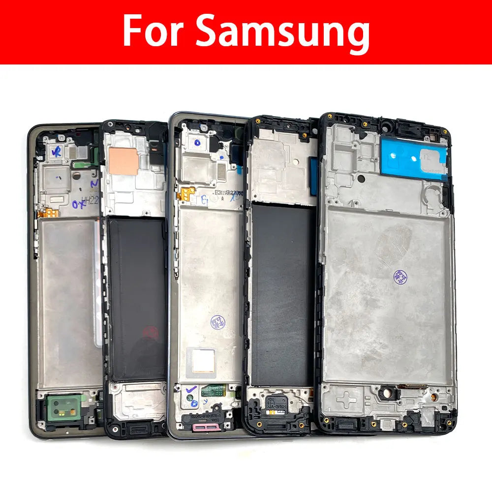 5Pcs, New Display Screen for Samsung A22 A32 A33 A53 4G 5G LCD Touch Screen Digitizer Assembly With Front Housing A Frame Samsung phone repair parts