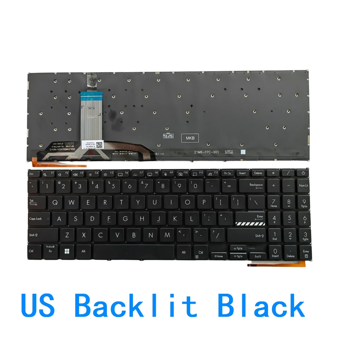 New US Russian Brazil Language  Backlit Keyboard For ASUS X1503 X1502 X1603 M1503 M1603 X1605V Notebook PC Replacement Keyboard ASUS laptop repair parts