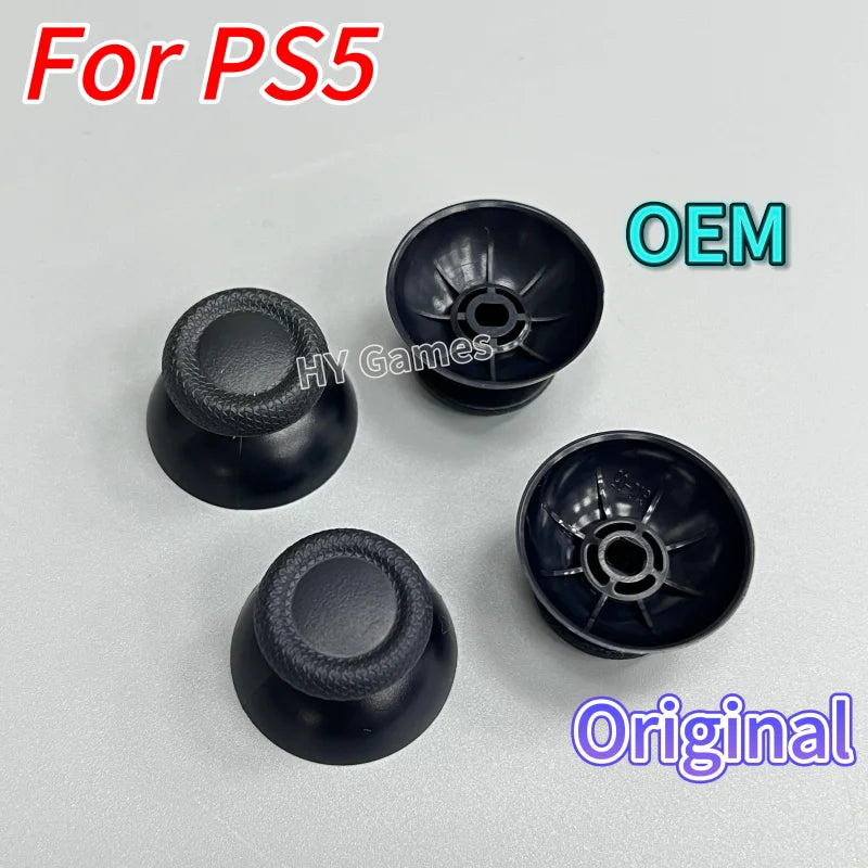 500pcs/lot Black Original or OEM Analog Joystick Thumb Stick for PS5 Controller for Ps5 Thumbsticks Mushroom Grip Cap Cover  Game console repair parts