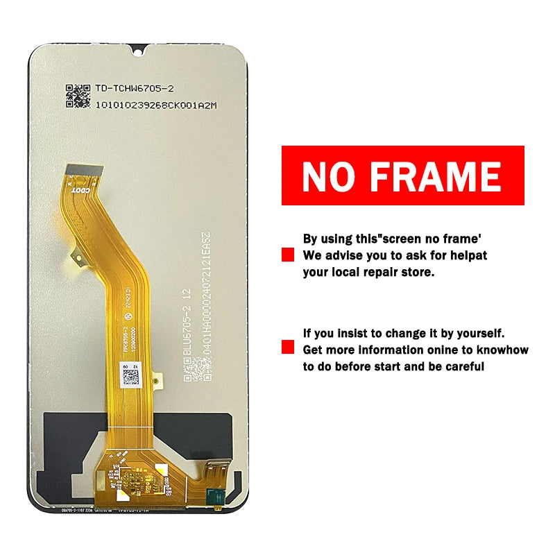 6.75" Tested  For TCL 505 LCD T509K Display Screen Touch Panel Digitizer For TCL 505 4G LCD Replacement Repair Parts TCL phone repair parts