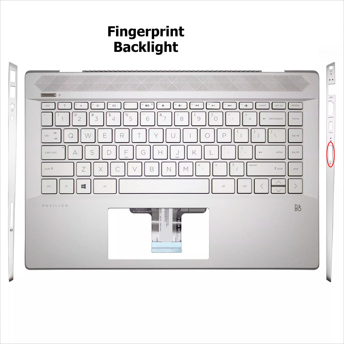 Cover case for HP Book pro14 Pavilion 14-CE TPN-Q207 lcd back housing bezel frame upper topcase palmrest buttom hinge shell cover HP laptop repair parts