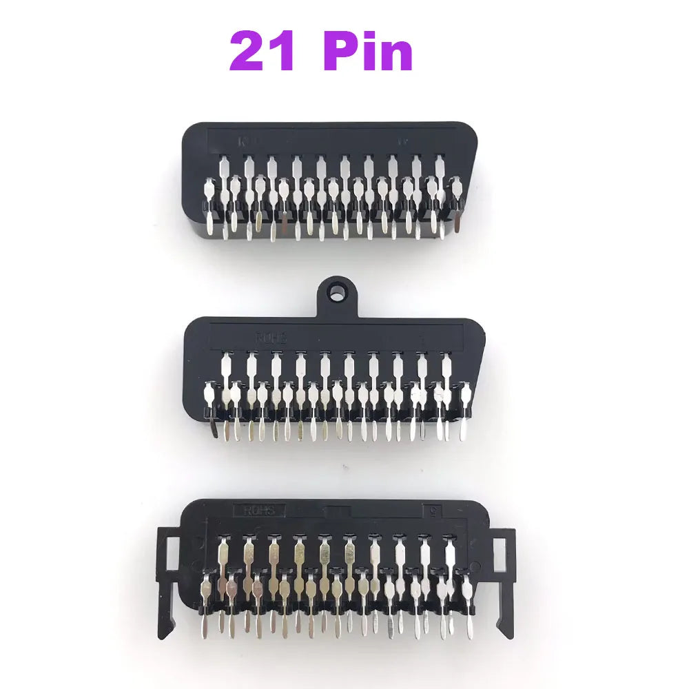 1pc 21Pin Right Angle Type Female Socket Connector Jack Female PCB Mount 21 PIN SCART ﻿ Game console repair parts