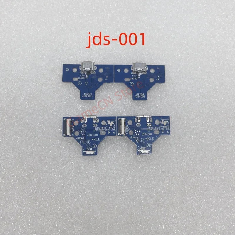 50pcs for JDS-001 JDS-011 JDS-030 F001 JDS-040 Jds 040 JDS-055 050 USB Charging Socket Board with Flex Cable for PS4 Controller Game console repair parts