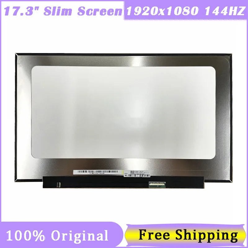17.3 Inch Laptop LCD Screen NV173FHM-NX4 NV173FHM NX4 1920*1080 FHD IPS 144HZ 40 Pin Panel Replacement