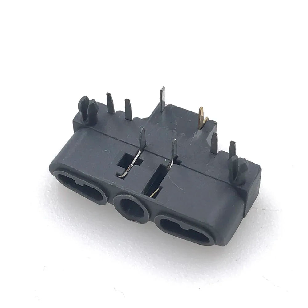 2pcs Black & Grey Headphone Jack Earphone Socket Slots For XBOX360 Wireless Wired Controller Replacement Game console repair parts