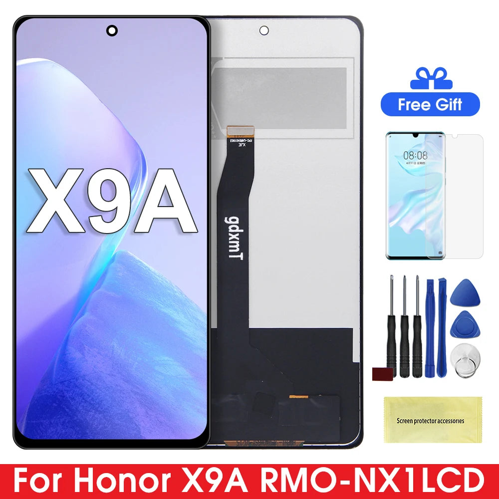 TFT X9A Display Screen For Honor X9A RMO-NX1 LCD Display Touch Screen Digitizer Assembly For honor X9A Replacement Parts Honor phone repair parts