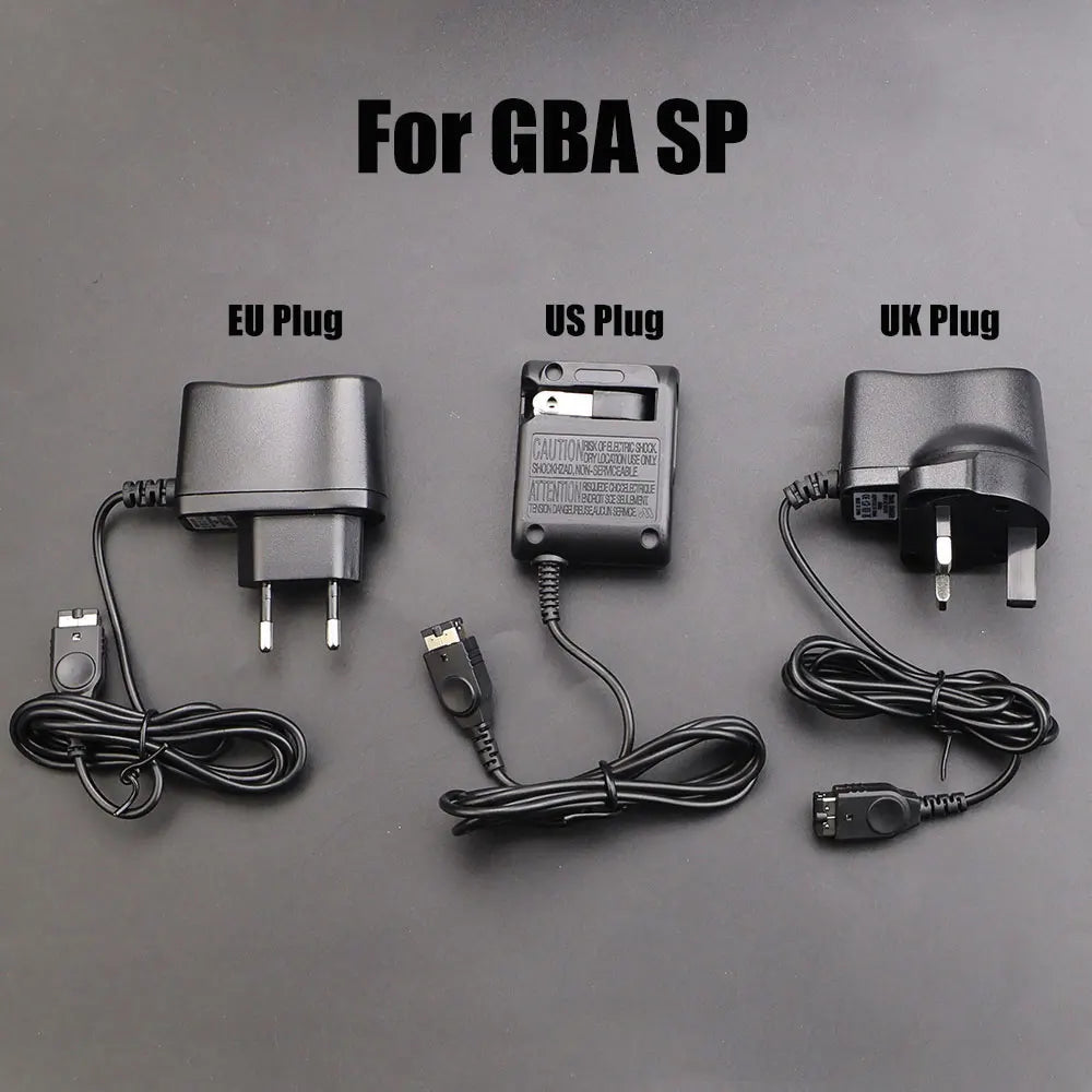 EU/US/UK Plug AC Power Supply Charger Adapter For GBA SP DS NDS Lite NDSL 3DS NDSi 3DSXL NDSIXL Game Console Replacement Part Game console repair parts