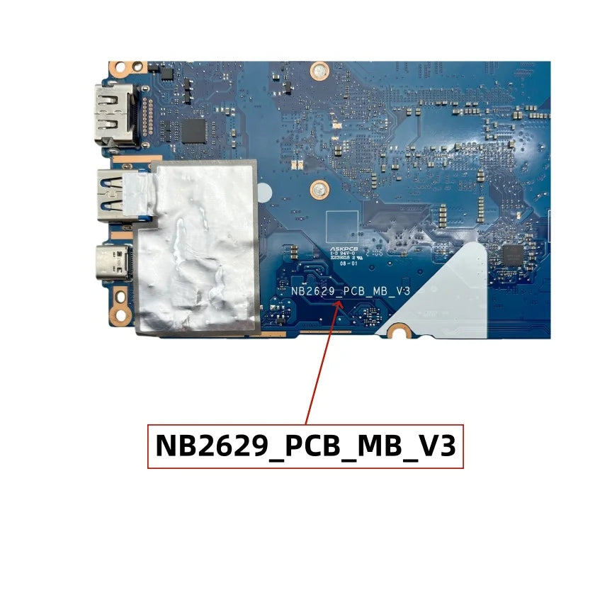 NB2629_PCB_MB_V3 For Acer Swift SF514-55T SF514-55TA Laptop Motherboard With i5-1135G7 i7-1165G7 CPU 8GB/16GB-RAM UMA NBHX811004 Acer laptop repair parts