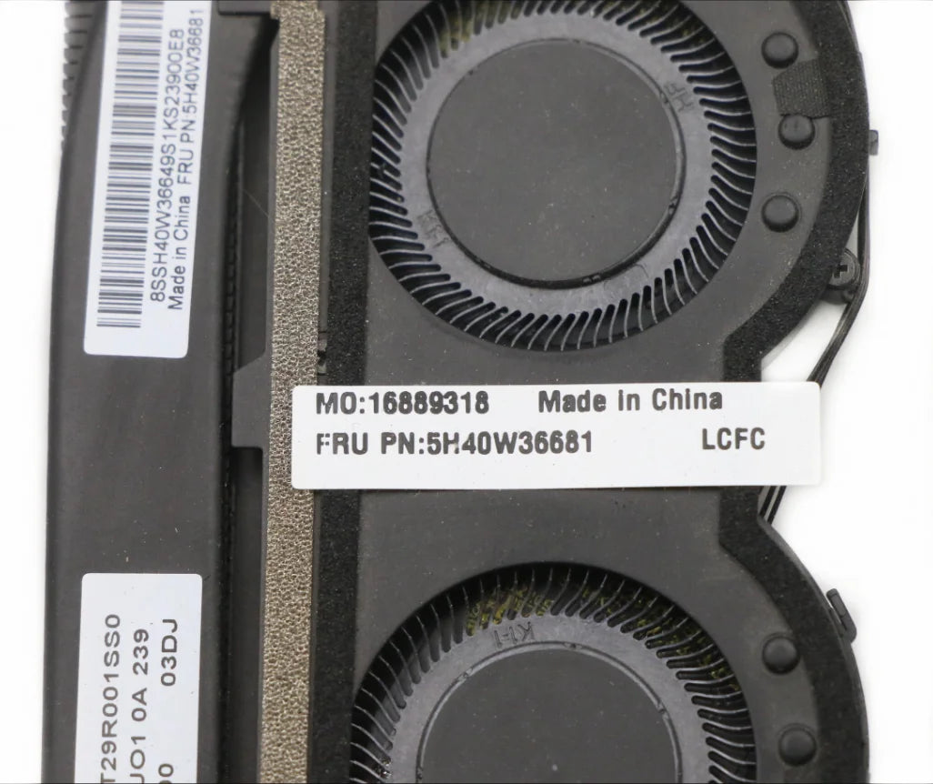 New Original For Laptop Lenovo ThinkPad X1 Carbon 10th X1 Yoga 7th Gen 2022 CPU Cooling Fan Heatsink 5H40W36680 5H40W36681 Lenovo laptop repair parts