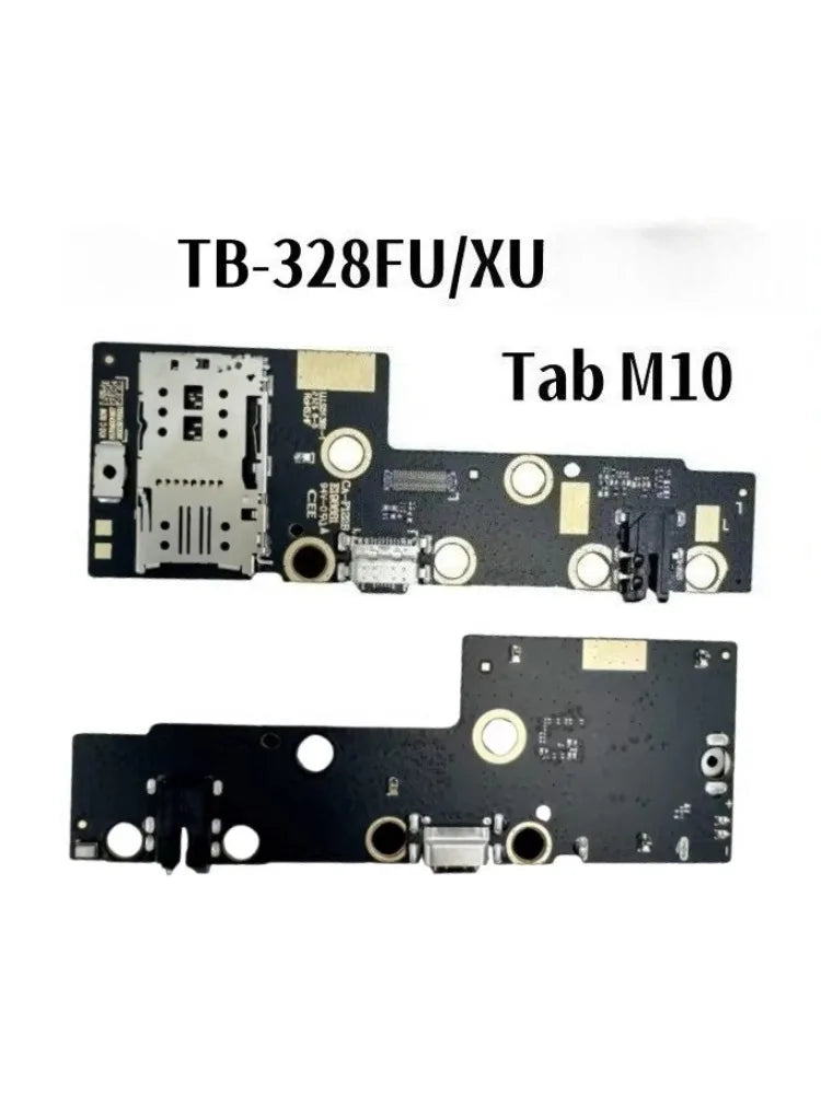 USB Charging Port Connector Plug Jack Charge Dock Board Flex Cable For Tab  M10 10.1" TB328FU/XU lcd power Volume cable repair Lenovo tablet repair parts