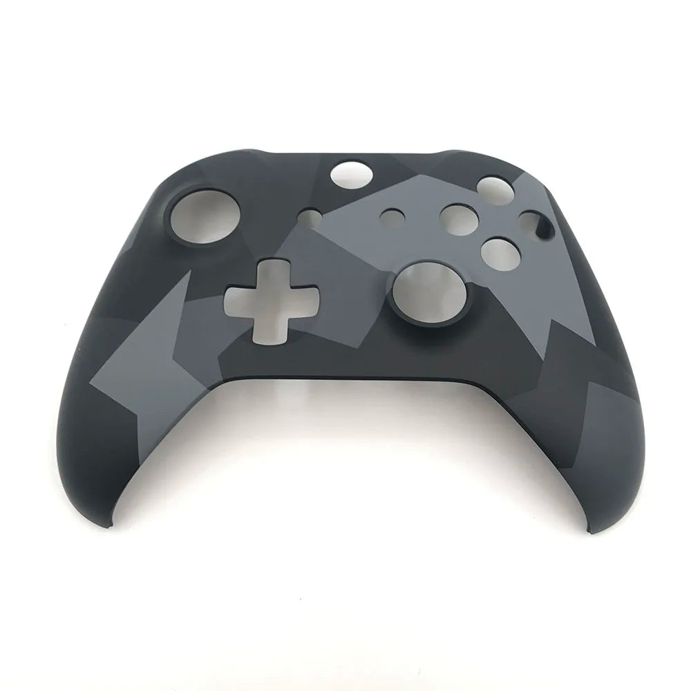 Original For Xbox One Slim ONE S Controller Faceplate Shell Front Housing Shell Camouflage Replacement Part Game console repair parts