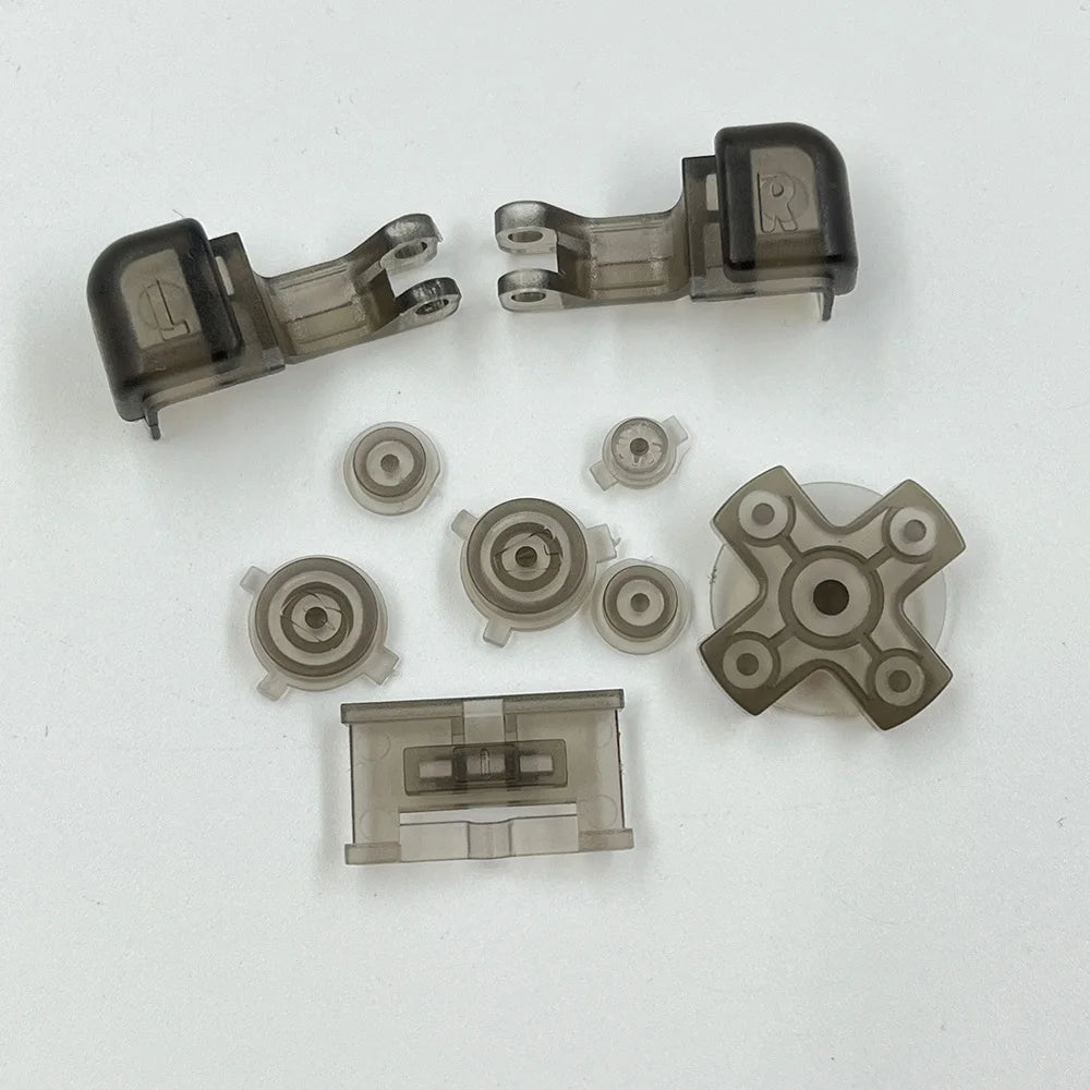 100sets Plastic Full Set Buttons For Gameboy GBA SP A B L R Select Start Power On Off Volume Buttons D Pad Key Game console repair parts
