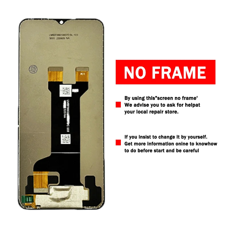 6.6'' IPS LCD For ZTE Blade V50 Design 5G 8150 LCD Screen Touch Panel Digitizer Assembly For ZTE V50 Design Display Frame ZTE phone repair parts