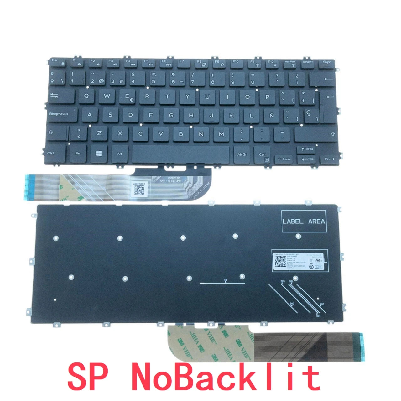 US SP BR Backlit Keyboard For Dell Inspiron 7386 7380 7580 7586 5580 5582 5585 5480 5481 5482 5485 Latitude 3400 3310 3390Dell laptop repair parts