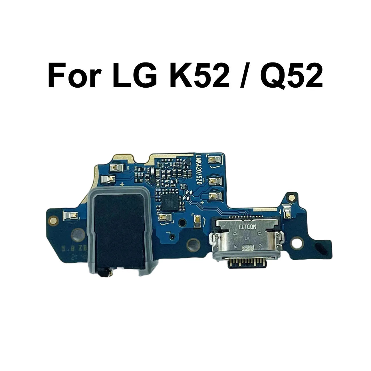 org USB Charge Port Jack Dock Connector Charging Board For LG K52 / Q52 / LMK520 LMK520E LMK520Y LMK520H LMK525H LG phone repair parts