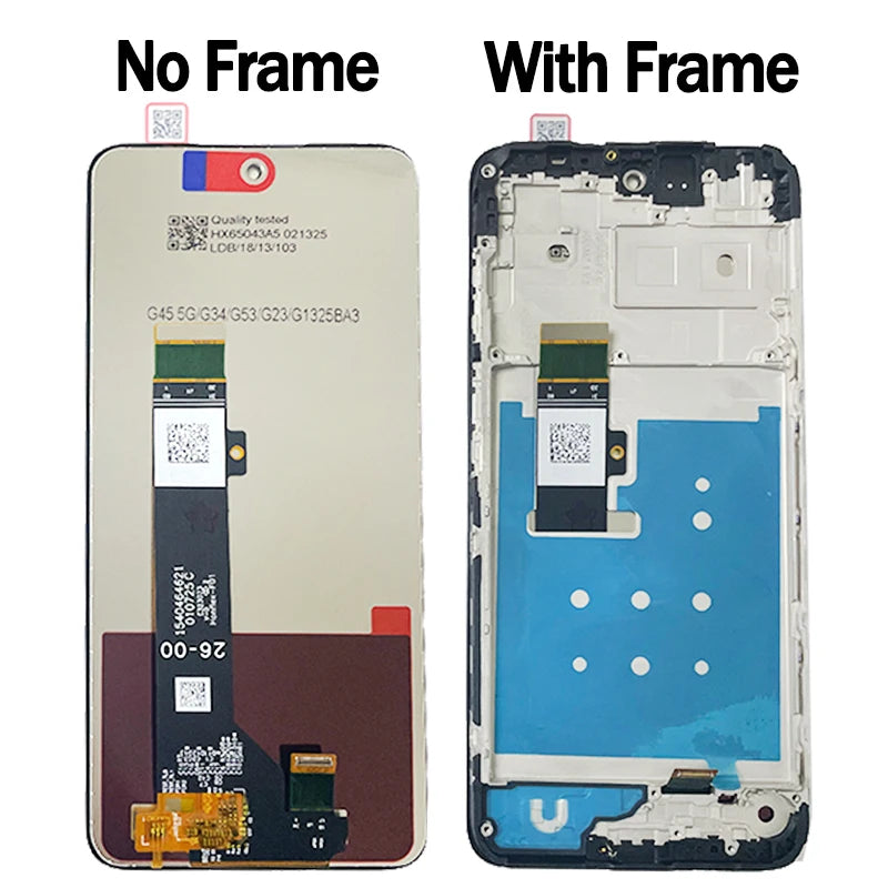 6.5" OEM  For Motorola Moto G13 g13 LCD Display Touch Screen Digitizer Assembly For Moto G23 g23 Display Replacement Screen Motorola phone repair parts