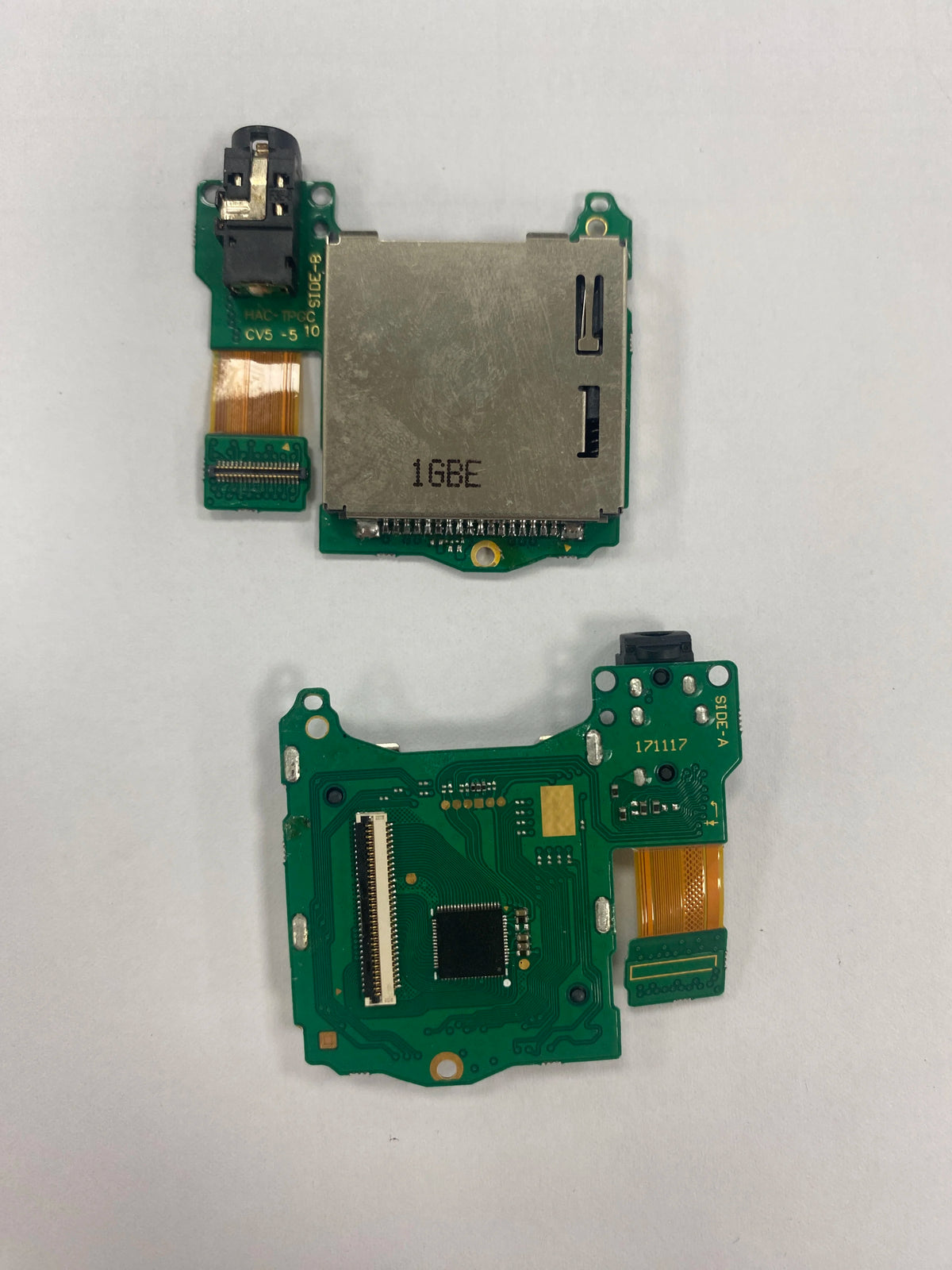 1/2/5PCS Game Card Slot for NS Switch Game Cartridge Card Slot Socket Reader with Headphone Jack Port for Switch V1 V2  Game console repair parts