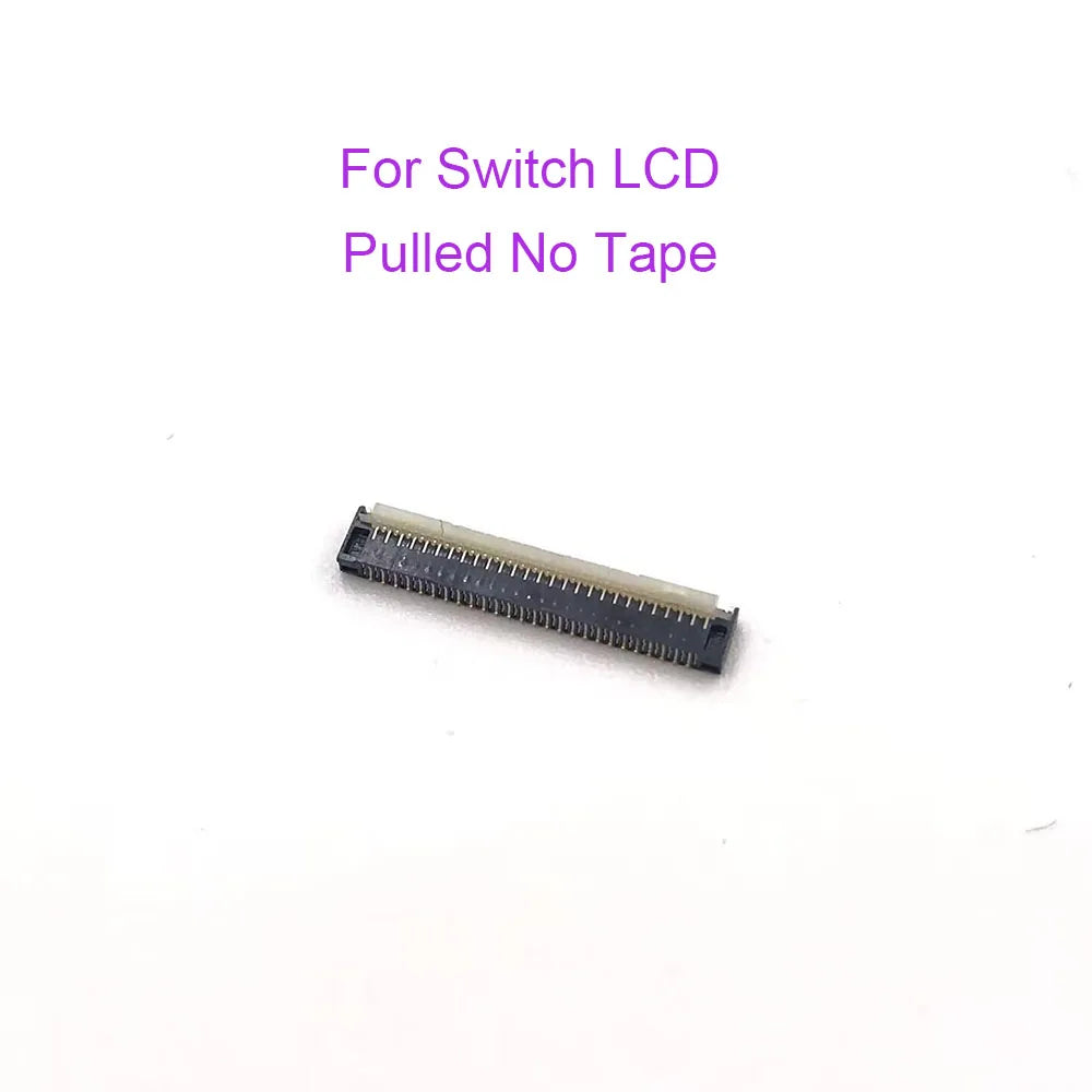20PCS Original LCD Screen Display Connector Socket Replacement Part For NS Switch/Lite/Oled Port Jack Repair Game console repair parts