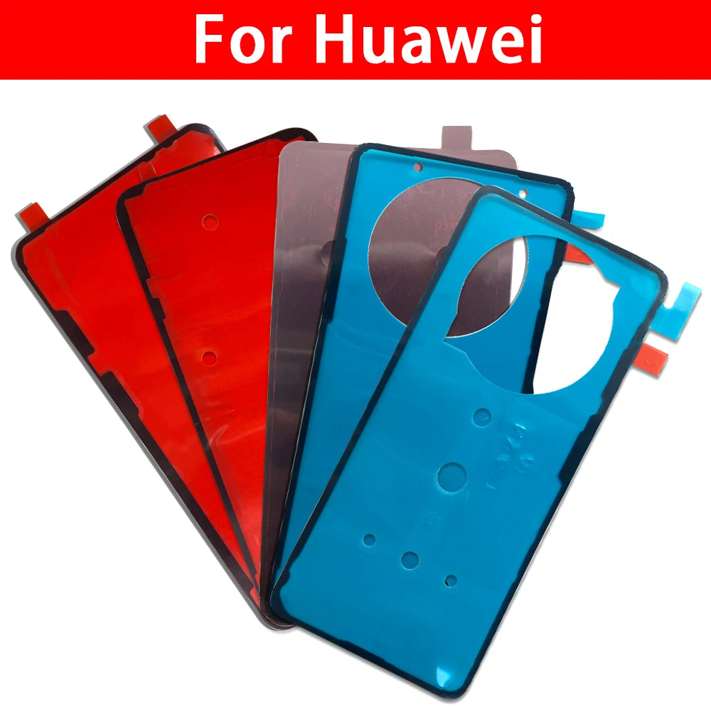 10Pcs, New Back Battery Housing Rear Sticker Tape For Huawei Mate 10 20 20X 30 40 Pro 4G 5G Waterproof Adhesive Glue Parts Huawei phone repair parts