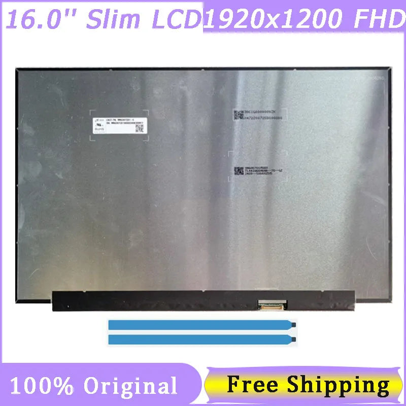 16 Inch Slim 40 Pin Laptop Screen MNG007QS1-5  FHD 1920*1200 EDP IPS Non-Touch Computer Component