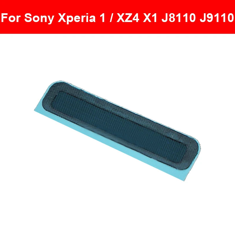 For Sony Xperia 1 5 5V II III  XZ4 X1 J8110 J9110 SOV40 SO-03L Anti Dust Mesh Earpiece Speaker Grid With Waterproof Adhesive Sony phone repair parts