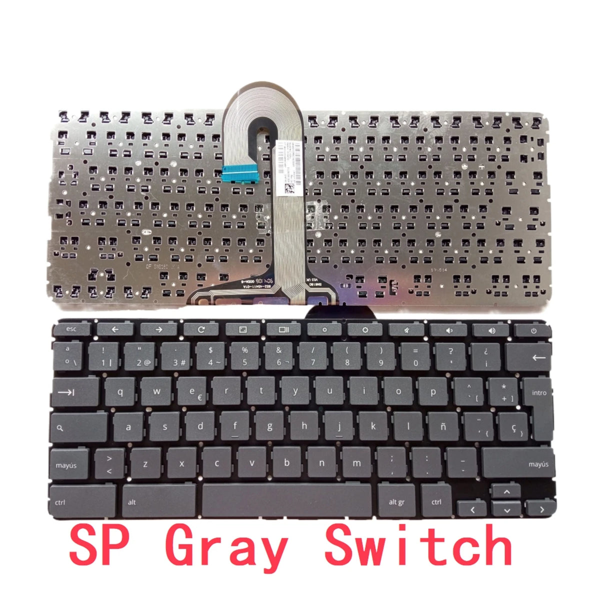 New US Spanish Latin Laptop Chromebook Keyboard For HP Chromebook X360 11-ae 11-ae027nr Notebook PC Replacement  HP laptop repair parts