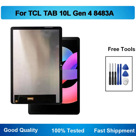 For TCL TAB 10L Gen 4 8483A 10.1inch LCD Display Touch Screen Digitizer Assembly Replacement TCL Tablet repair parts