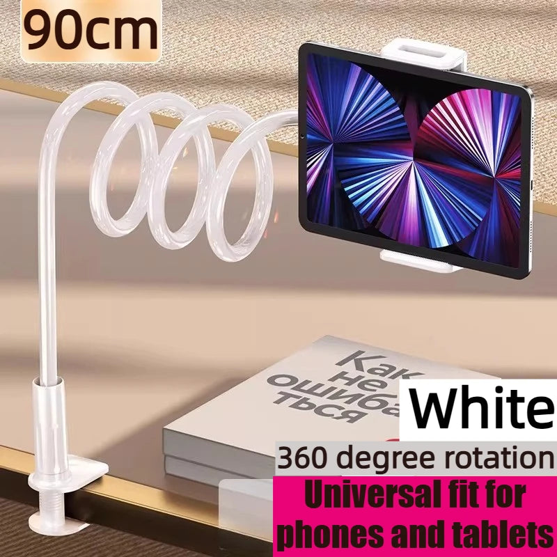 360 Clip Mobile Phone Tablet PC Holder Stand Portable Flexible Lazy Bed Desktop Bracket Desk Mount Stand Base Laptop Accessories