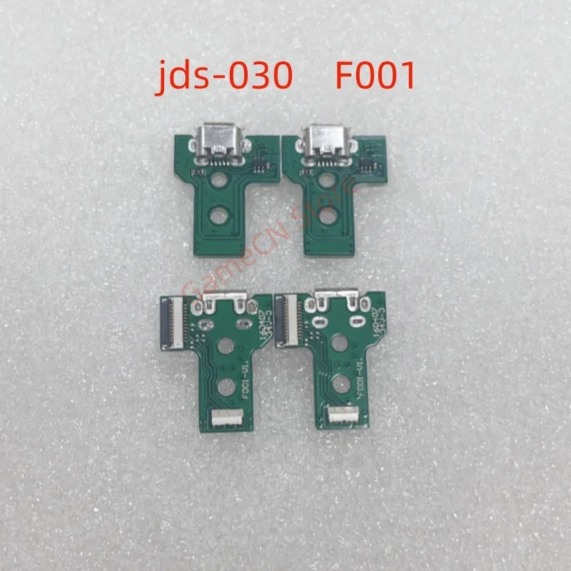 50pcs for JDS-001 JDS-011 JDS-030 F001 JDS-040 Jds 040 JDS-055 050 USB Charging Socket Board with Flex Cable for PS4 Controller Game console repair parts