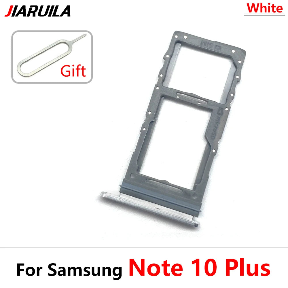 New Sim Card Tray Reader Socket Slot Holder For Samsung Note 10 Plus Lite / Note 20 Ultra Dual SIM Replacement Part Samsung phone repair parts