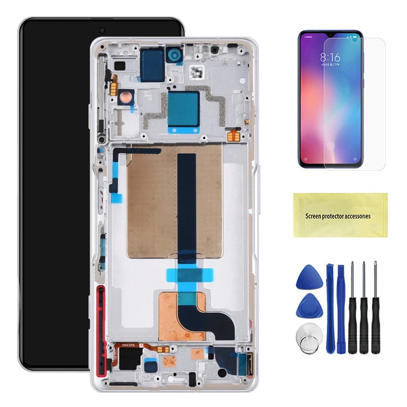 Poco F4 GT Display Screen Replacement, for Xiaomi Poco F4 GT 21121210G Lcd Display Touch Screen with Frame Digitizer Assembly Xiaomi phone repair parts