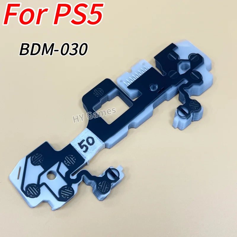 50pcs/lot Original Conductive Film Flex Cable Ribbon for PS5 Dualsense V3.0 Game Pad Controller Analog Joystick Button Repair  Game console repair parts